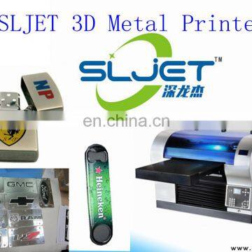 SLJET 3d commercial metal metallic photo flatbed ink inkjet printer for sale