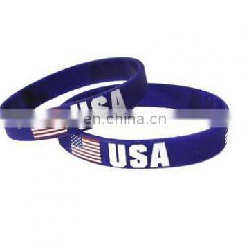 Cool America USA printed Silicone Wristbands for promotion