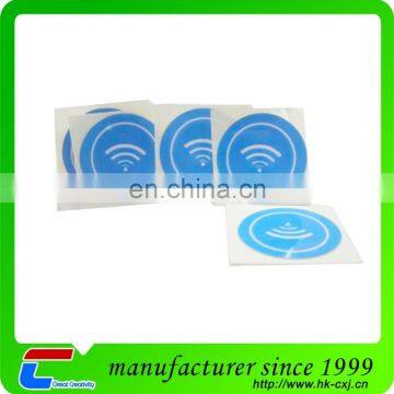 13.56MHz Chip Custom Paper Material RFID Label Sticker