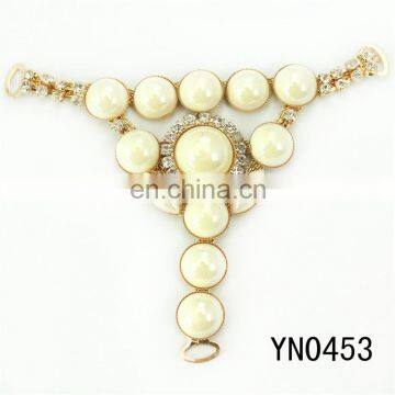 cheap round acrylic rhinestone accessories shoes buckle