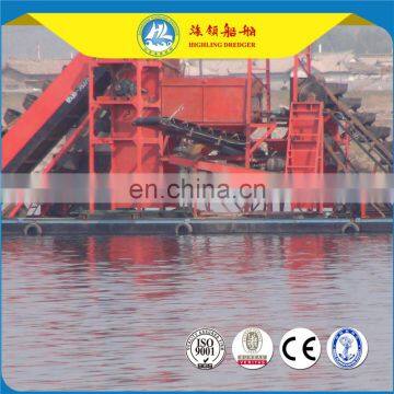 Small Sand Gold Mining Dredger Boat