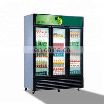 Commercial Upright Refrigerator Glass Door Drink Visi Cooler photo-2