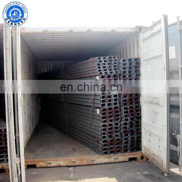 China Manufacturer Hot Rolled U Channel Steel Bar Sizes C Channel