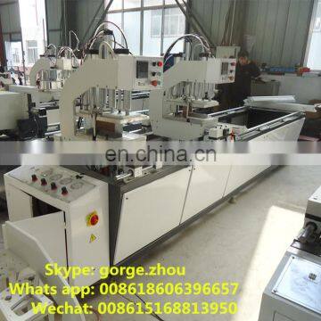 Double Head Welding Machine / PVC Windows Manufacturing Machine Line