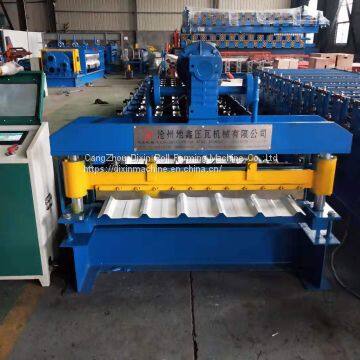 Good Quality Galvanized Trapezoidal Wall Panel Cold Roll Forming Machine photo-2
