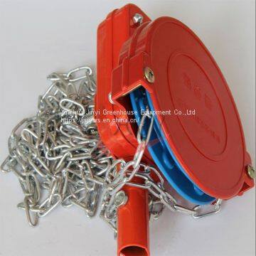 Greenhouse Top Ventilation Manual Film Roller Winch Roller Ventilation Roll up Manual Film Reeler photo-3