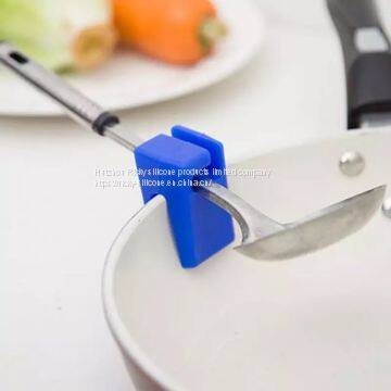Hot Sale Silicone Kitchen Pot Cover Holder Ladle Spoon Storage Rack Cooking Tools Kitchen Garget Cooking Accessories photo-2