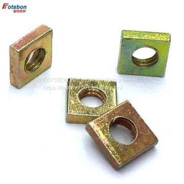 M3/M4/M5/M6 Square Thin Nuts Screw Nut Carbon Steel Color Zinc Metric Thread Suit For Screw Bolts DIN562 photo-5