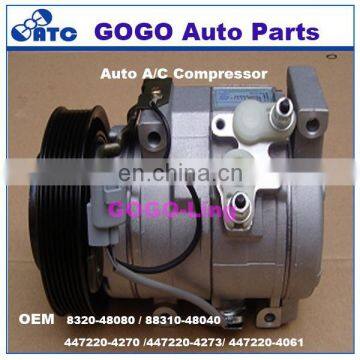 High Quality 10S17C Compressor OEM 88320-48080 / 88310-48040 447220-4270 /447220-4273/ 447220-4061 447220