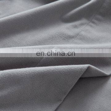 Luxury Premium Quality King Set 100% Microfiber Polyester Brushed Bed Sheet For India photo-5