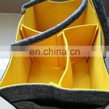 High Quality Baby Nursery Storage Bin Felt Diaper Caddy With Many Colors photo-3