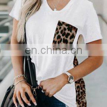 2020 Summer New Explosion Style Large Size Leopard Short-sleeved T-shirt Shirt Women Factory Direct Sales photo-4