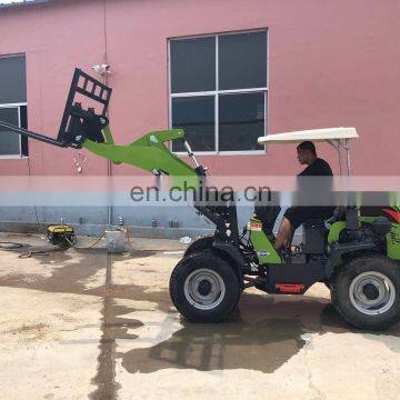 Cheapest Chinese Mini Wheel Loader Wheel Loader Rated Load 1500 kg With Roof photo-6