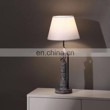 America Modern Customised Indoor Decoration Beautiful Woman Statue Resin Base Antique Table Lamps With Switch photo-5