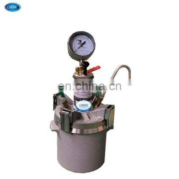 EN Standard Concrete Mix Air Content Meter/Air Entrainment Meter