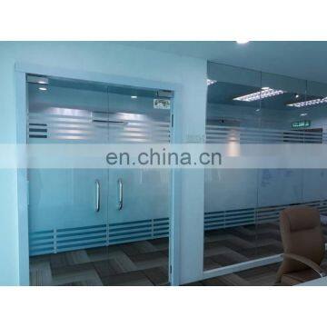 office glass door interior frosted glass bathroom door pvc film door