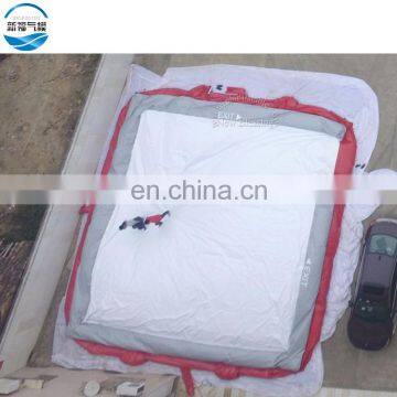 Durable inflatable airbag,air bag inflatable free falling platform stunt jump mattress