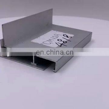 Anodized Matte Surface Finish Aluminum Profile Matt Silver Aluminium Window