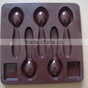 Silicone Chocolate Mold, cake mold, spoon shape cake mold.