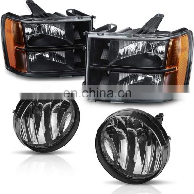 Car front head lamp light For GMC Sierra 2007-2013 1500 2500 3500HD 22853030/22853029