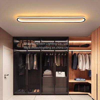 Led Acrylic Strip Chandeliers For Bedroom Balcony Aisle Lamp Lighting Modern Living Room Lights Kitchen Fixtures photo-2