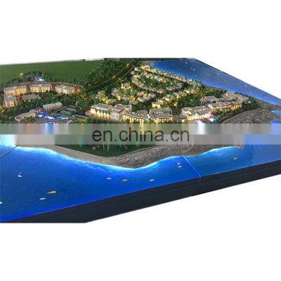 Resin material and souvenir use miniature building model