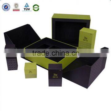 two tuck end box with UV logo for chocolate packaging box