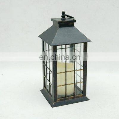 Top Sale Led Lantern Camping Lights Wedding Metal Candle Holder With Led Light