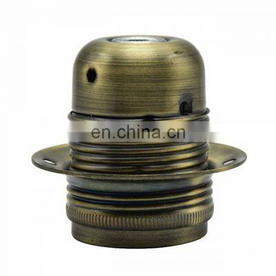 E27 Socket Vintage Edison Screw Bulb Bases Metal Alloy Plating Lamp Holder E27 Pendant Light Sockets photo-2