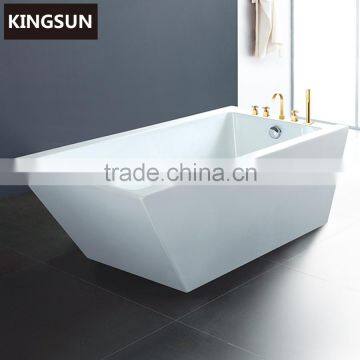 1.8m Acrylic Material Unqiue Shape Cheap Freestanding Soaking Bathtub Price