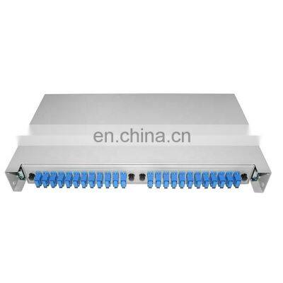 Supply Patch Panel 48 Ports 2U Odf Rack Mount Slide 48 Port Fiber Optic Patch Panel photo-3