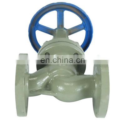 DKV PN10 PN16 Ductile Cast Iron GGG50 WCB Hand wheel Resilient Seated DIN Water Seal Globe Valve