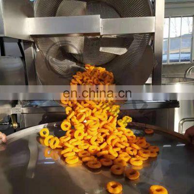 LONKIA industrial batch deep  fryer fry popcorn banana chips sticks crisps and all other snacks