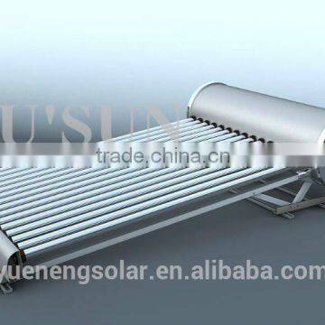 compact pressurized heat pipe solar home system