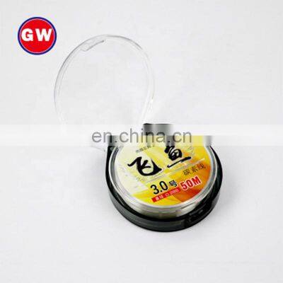 GW sea fishing line leader line 50M Super Strong 100%  fluorocarbon line