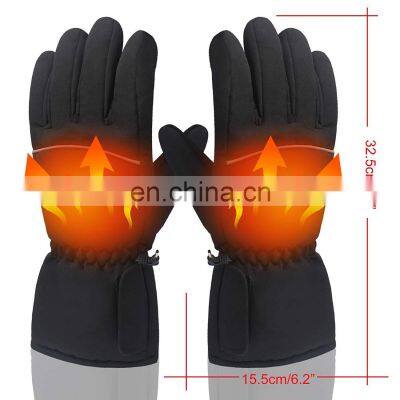 Spot Heating Charging Keeping Warm Heating Autumn and Winter Thickening 5 Fingers Outdoor Hiking and Cycling Gloves