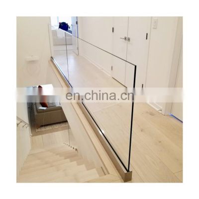 2021 Swimming pool handrails Aluminium Tempered Glass decks Rails Balcony Railing