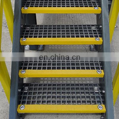 Hot Sale Anti-Slip GRP Gratings Fiberglass Grating Stairs FRP Stair Treads