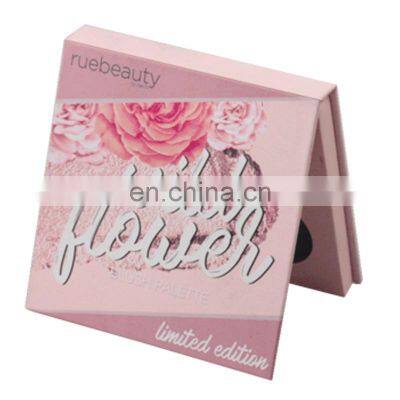 Private Logo Square Bulk Empty Magnetic Makeup Case Eyeshadow Palettes Packaging Magnetic