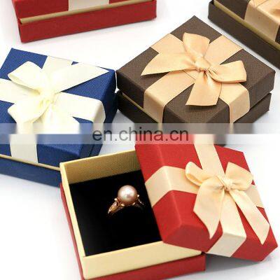 Luxury Hot Sale Factory Wholesale Custom Jewelry Box Paper Bowknot Jewelry Box photo-4