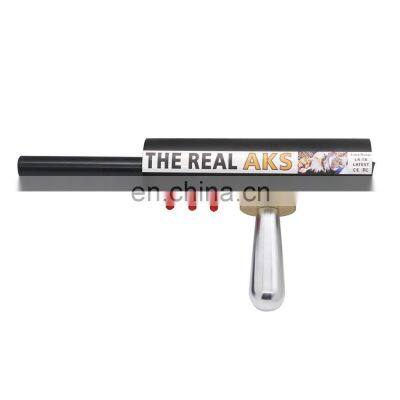 The Black 6 Antennas Real AKS Long Range Gold Detector With Plastic Case for Silver Gem Diamond + Filter