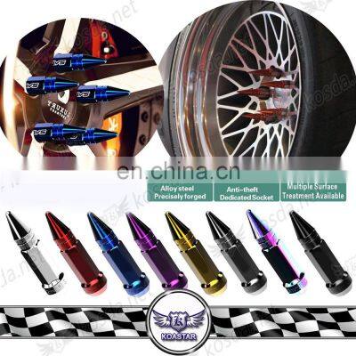 Car Spiked M12x1.5 Steel Wheel Lug Nuts,Color Wheel Lock Nut photo-5