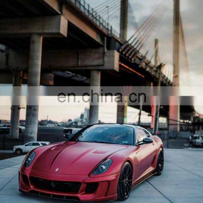 Runde 100% Fitment For Ferarri 599 Upgrade Vorsteiner Carbon Fiber Body Kit Front Bumper Front Lip Rear Bumper Side Skirts Spoil