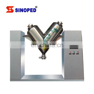 sinoped v-type chemical mixer industrial v shape pharmaceutical lab dry powder mixer