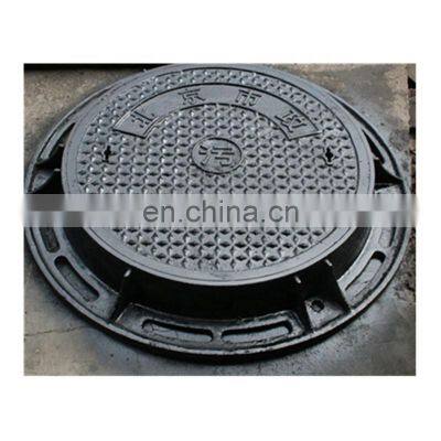 Customized Size Sand Casting Ductile Iron Round Watermain Manhole Cover