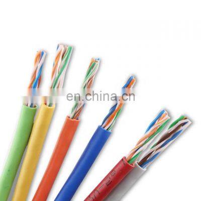 RJ45 Digital Communication Cat5e Cat6 Cat6a Cat7 Cat8 Lan Cable Computer Network Ethernet PVC copper Wire Price wires and cables