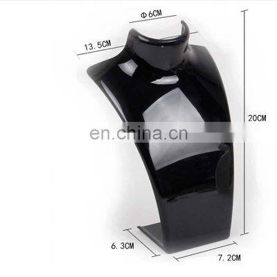 New Design Mannequin Necklace Rack Earring Holder Organizer Bust Acrylic Jewelry Display Stand photo-4