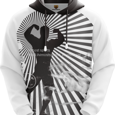 Fashion New Traditional Hoodie with Black and White Colors