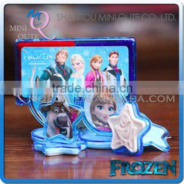 Mini Qute new Europe and America Hot Selling 4 in 1 cartoon Frozen doll princess anna & elsa olaf Stamp kids educational toys