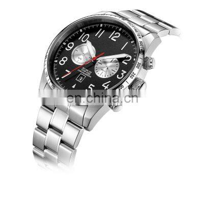 10ATM Waterproof Stainless Steel Watches Man Wrist Watches Chronograph Men Watches Luxury photo-2